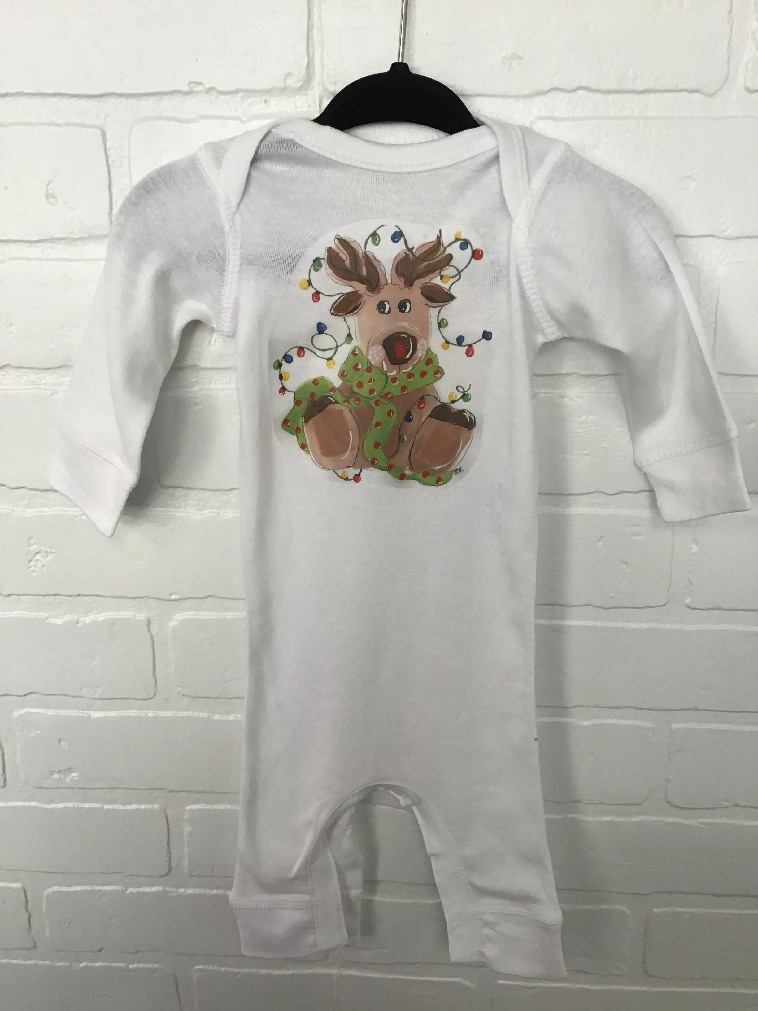 Reindeer Lights Romper