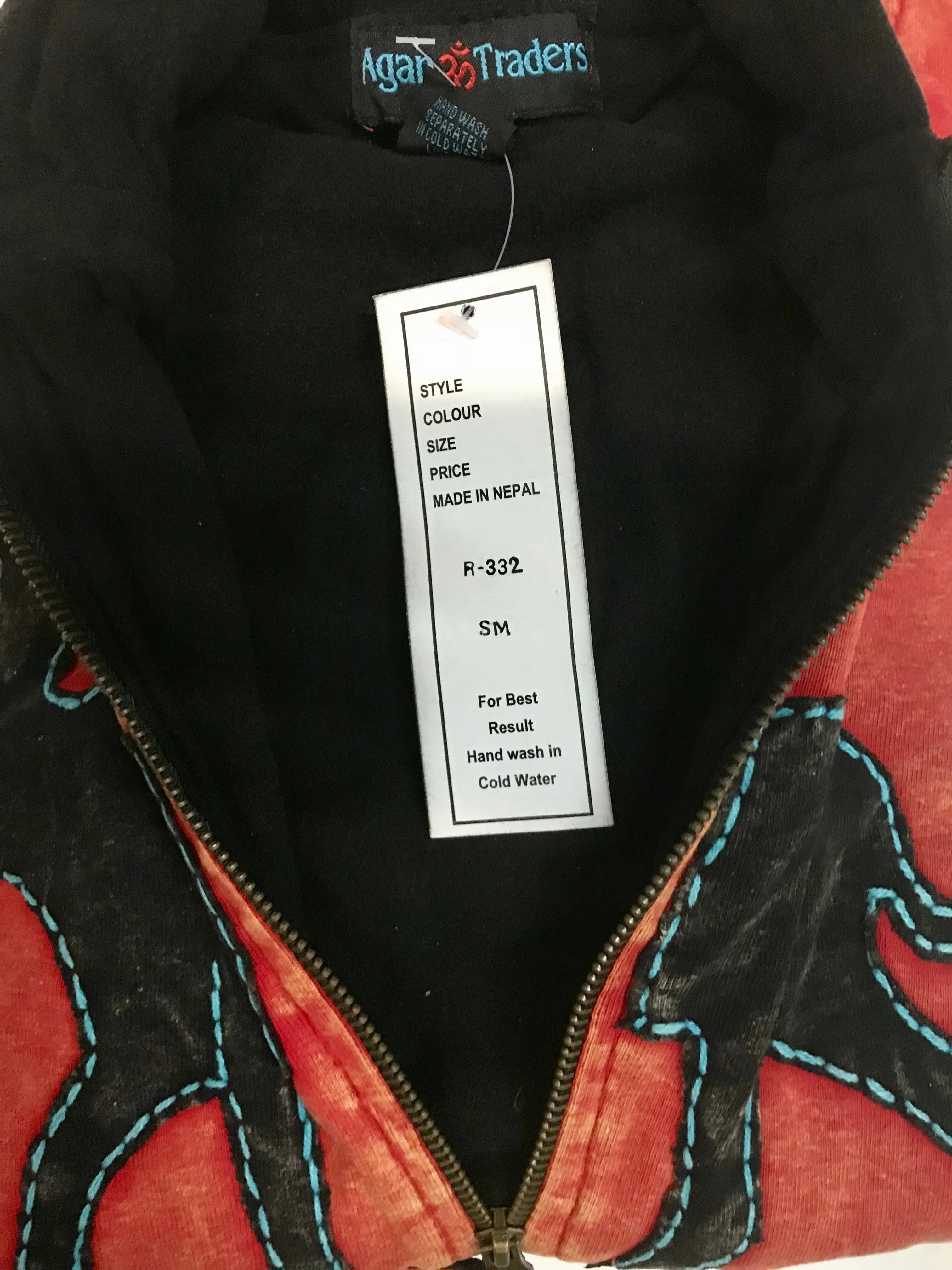 RJ 332 Rib Bohemian Reindeer Fleece Hoodie Outdoor Jacket