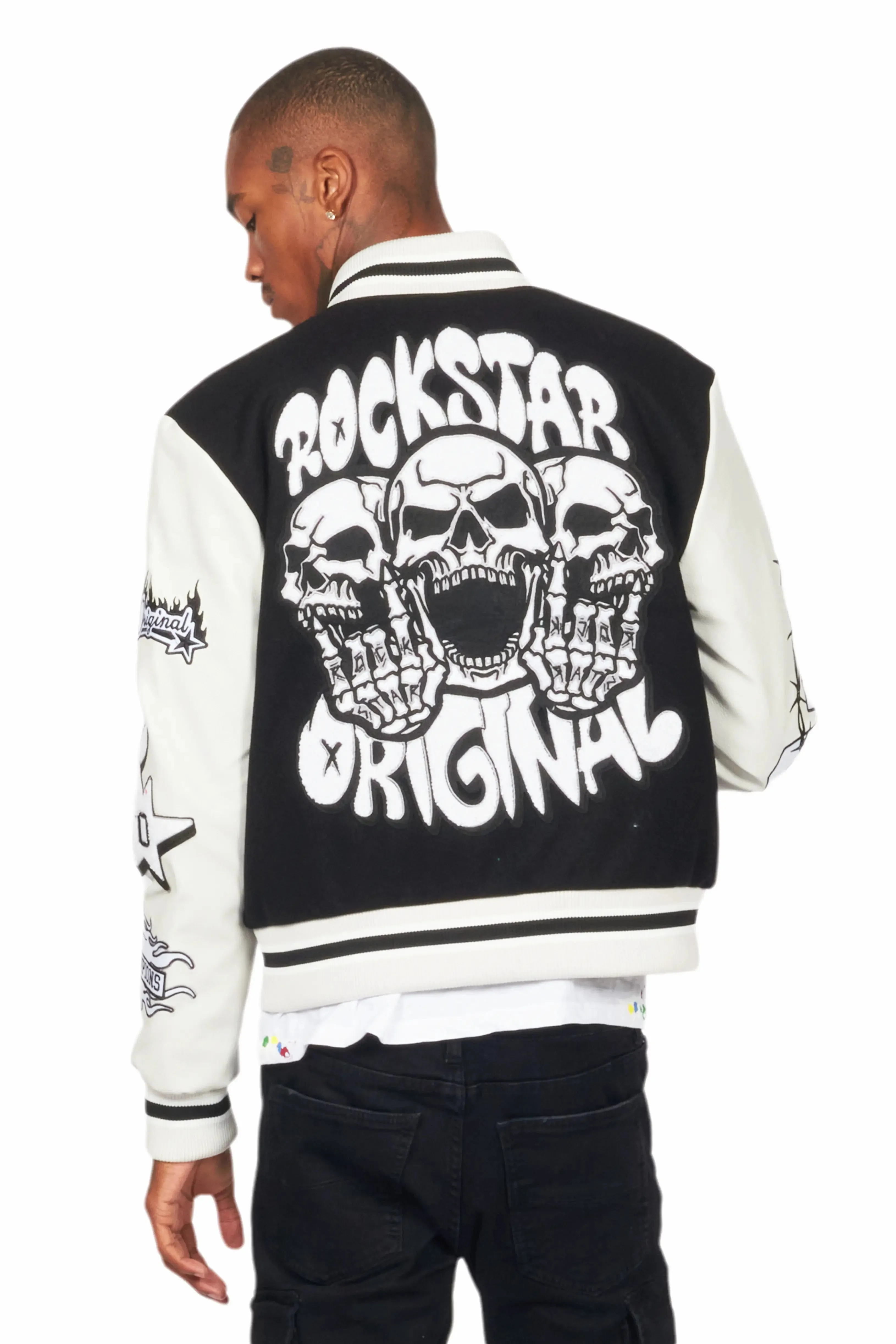 Rune Black Varsity Jacket