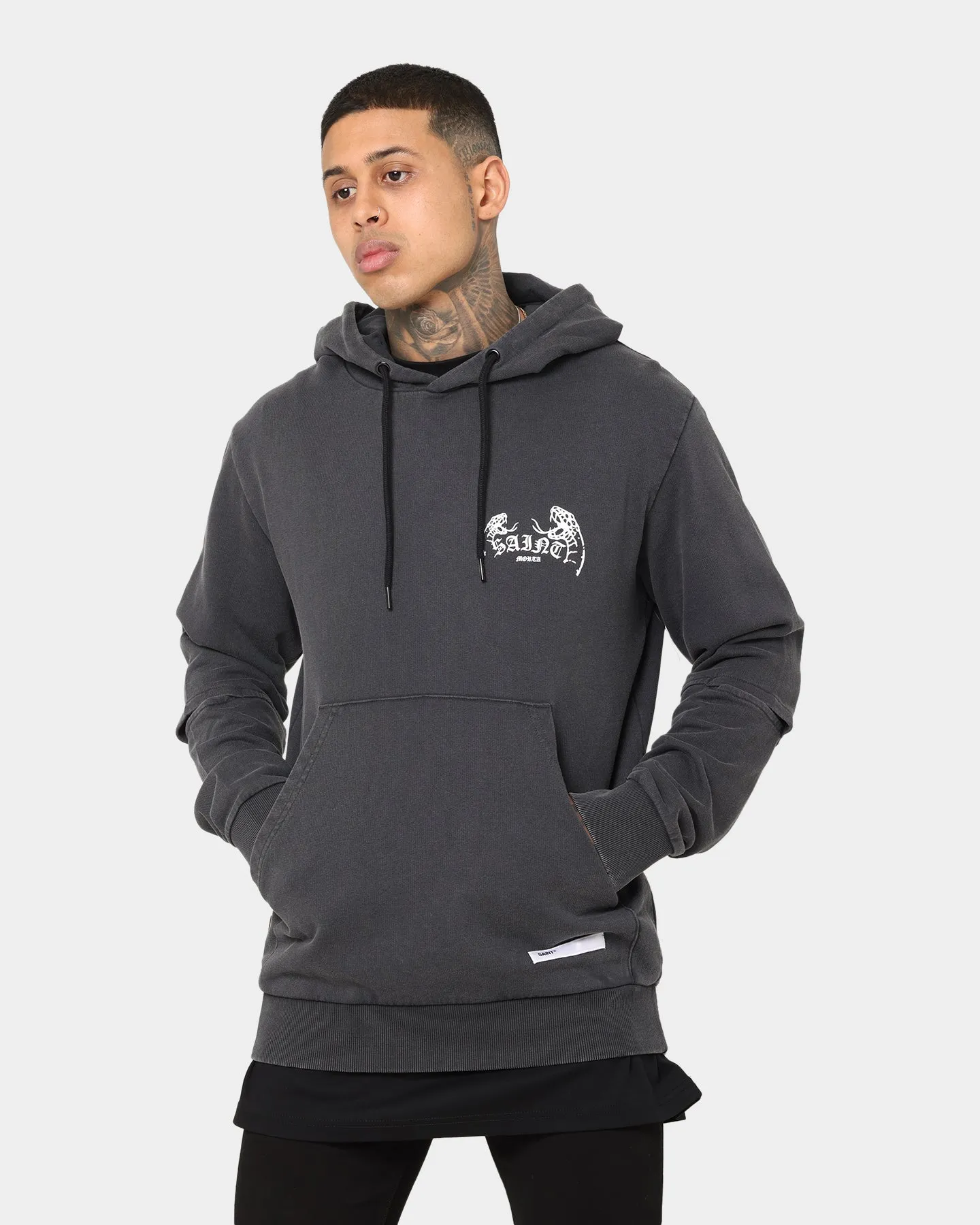 Saint Morta Venomous New Age Vintage Hoodie Vintage Black