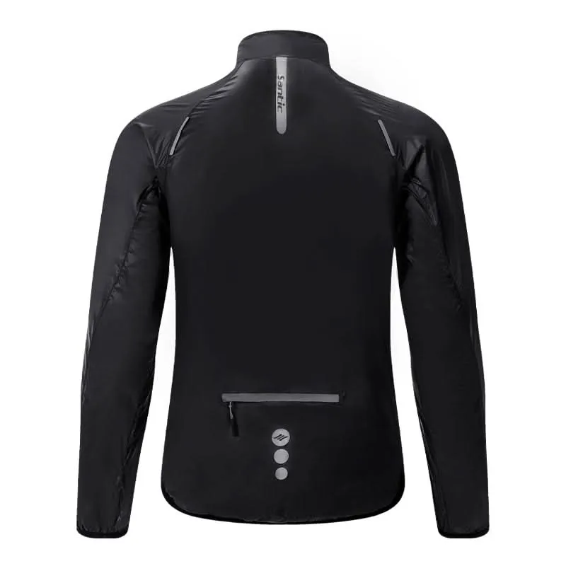 Santic Black Lightweight Men's Jacket