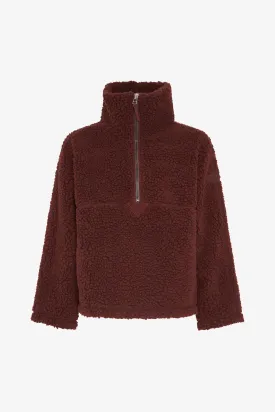 SHERPA FLEECE JACKET BROWNIE