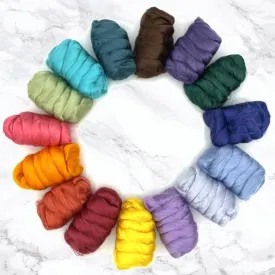 Solid Color Dyed Bamboo Top Mixed Bag
