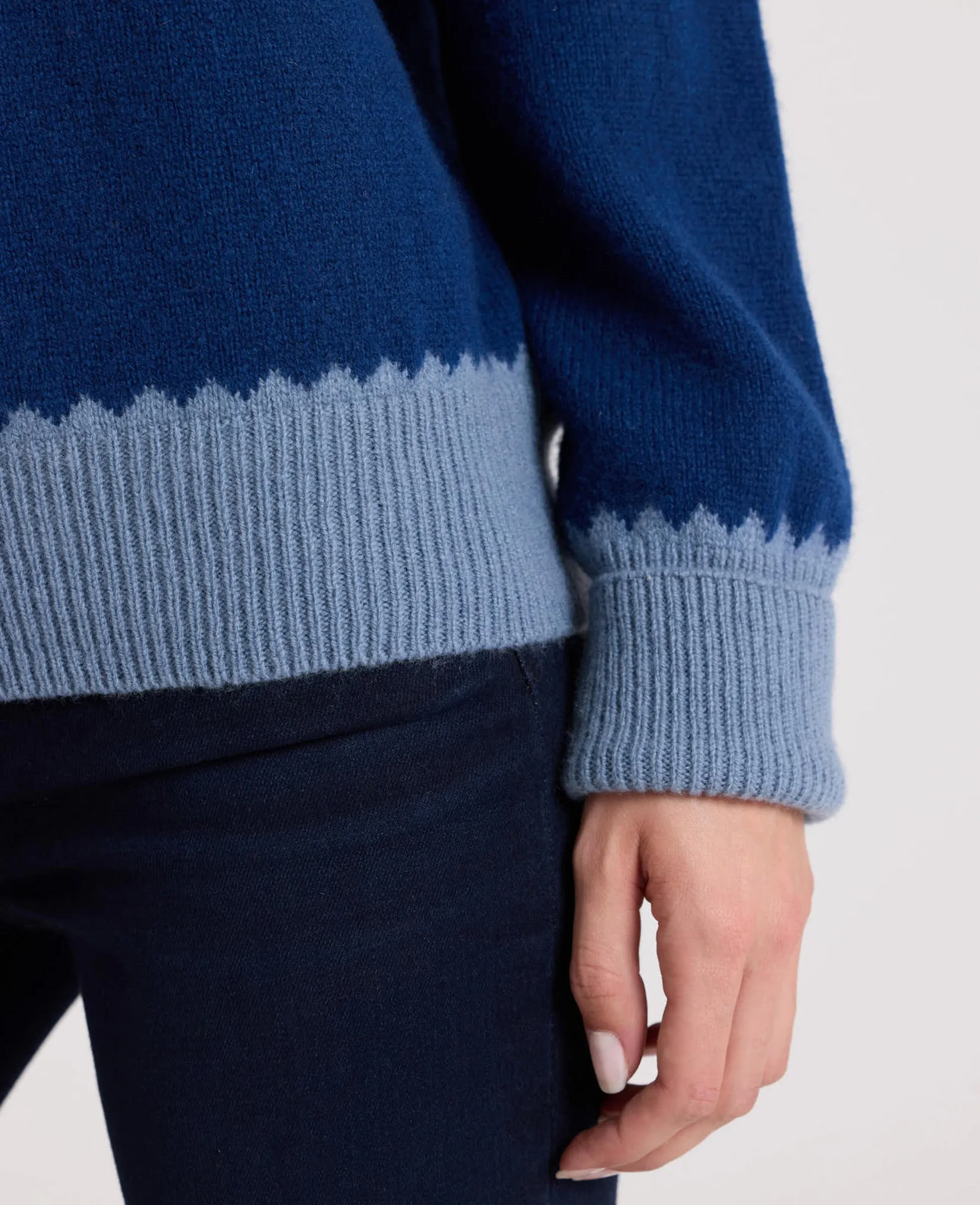 Sophie Fair Isle Yoke Crew Neck Jumper