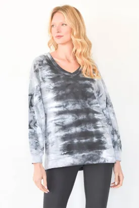 Tie Dye Crew/V-Neck Top