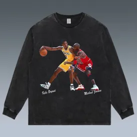 VINTAGE LONG SLEEVE TEE | KOBE & MICHAEL JORDAN