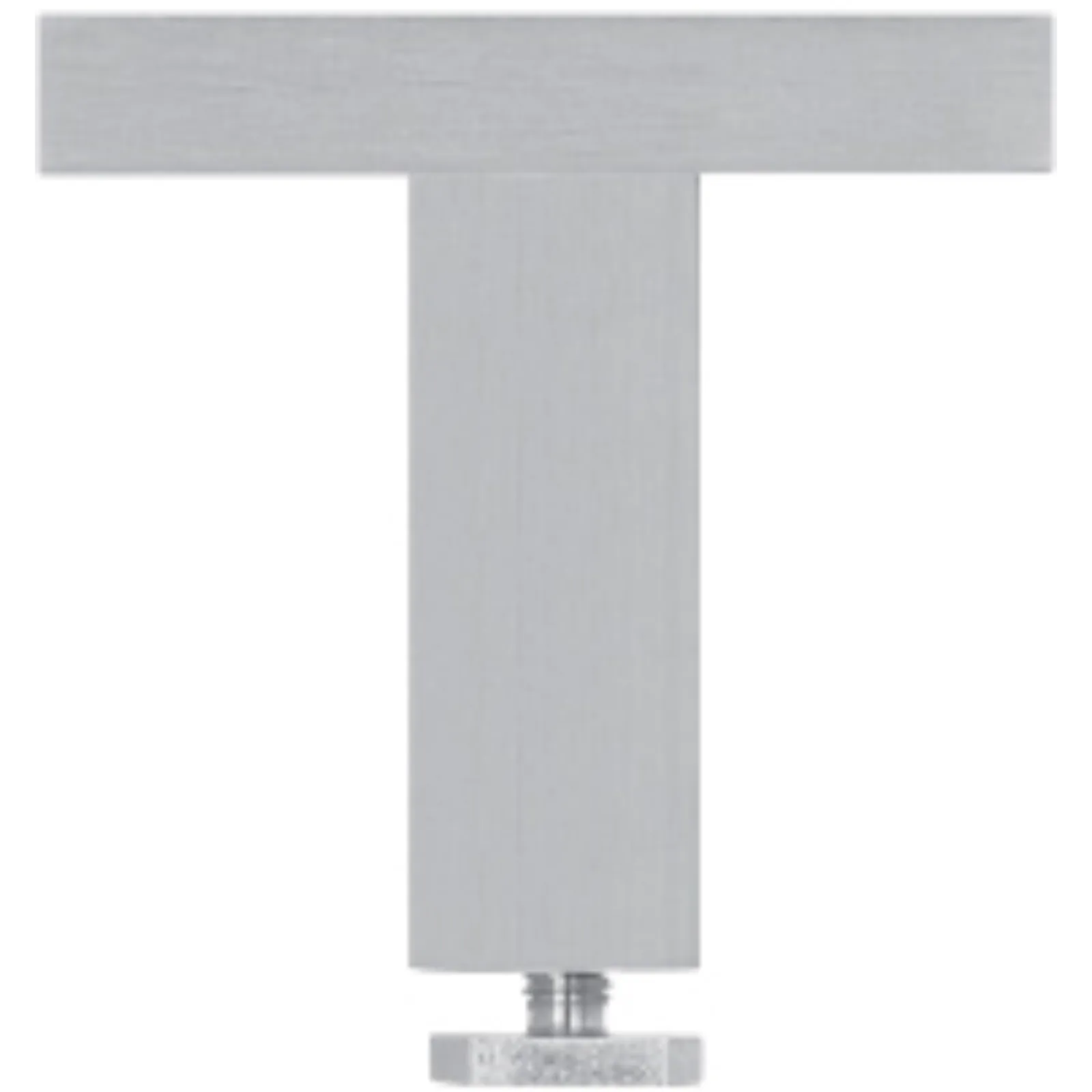 Wall And Ceiling Bracket, Single Square Sn 80mm