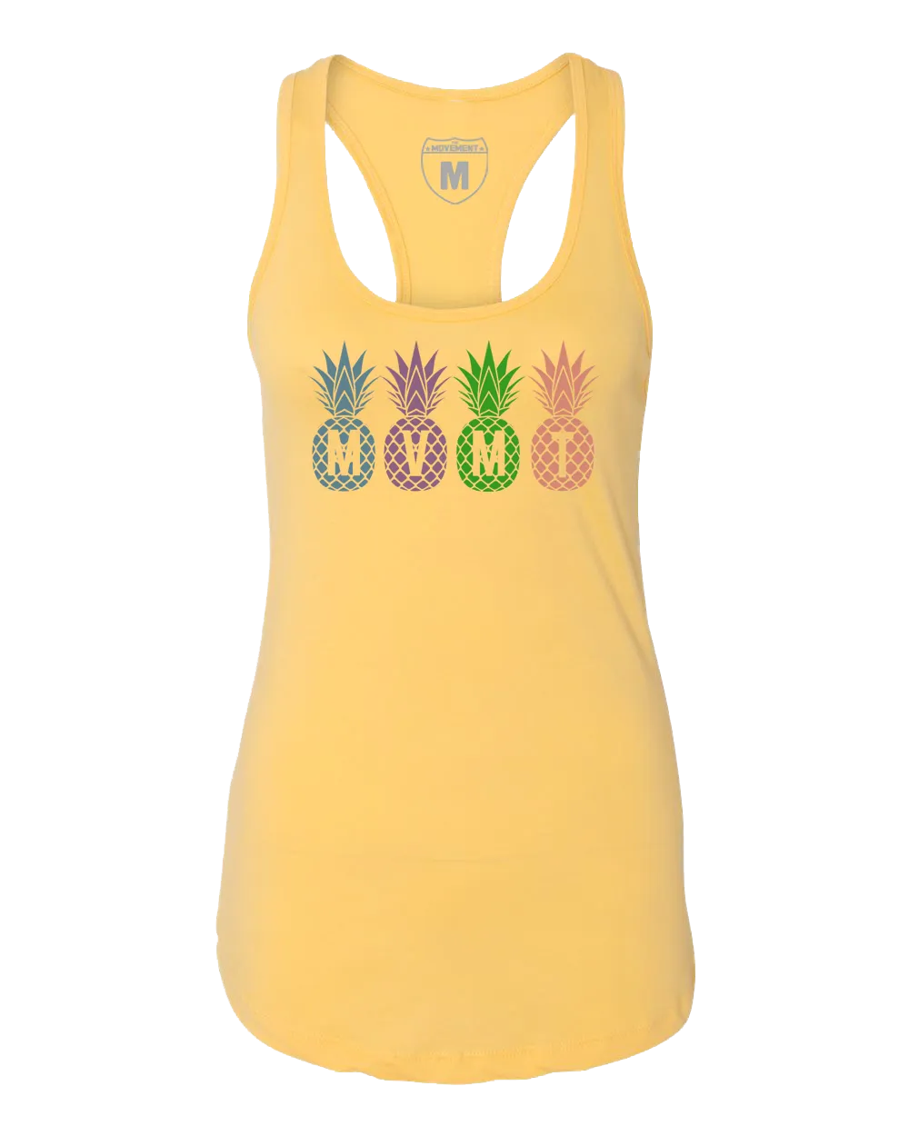 Women's Pineapple Tank (Yellow)